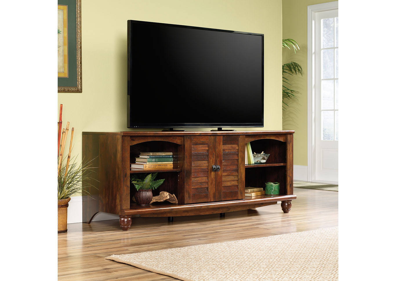 Harbor View Curado Cherry Entertainment Credenza,Sauder